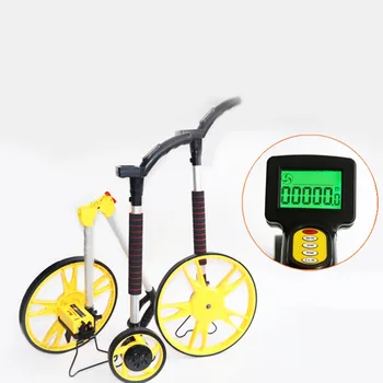 

Universal Hand Wheel Vehicle Rang Measuring Instrument Roller Wheel Push Ruler Handheld Range Finder