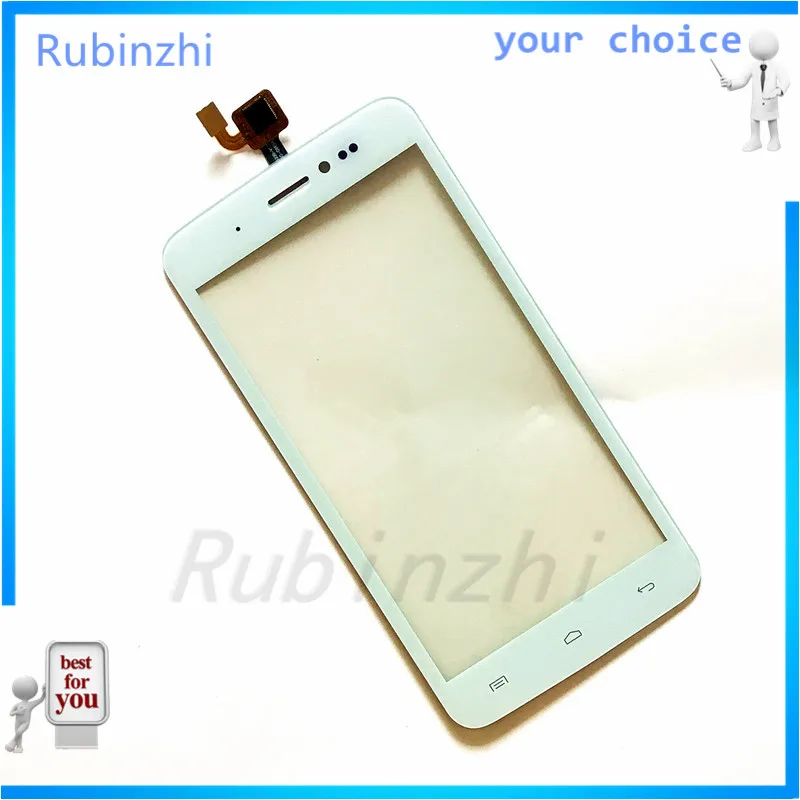 Сенсорный экран RUBINZHI для телефона Explay Rio дигитайзер переднее стекло объектив
