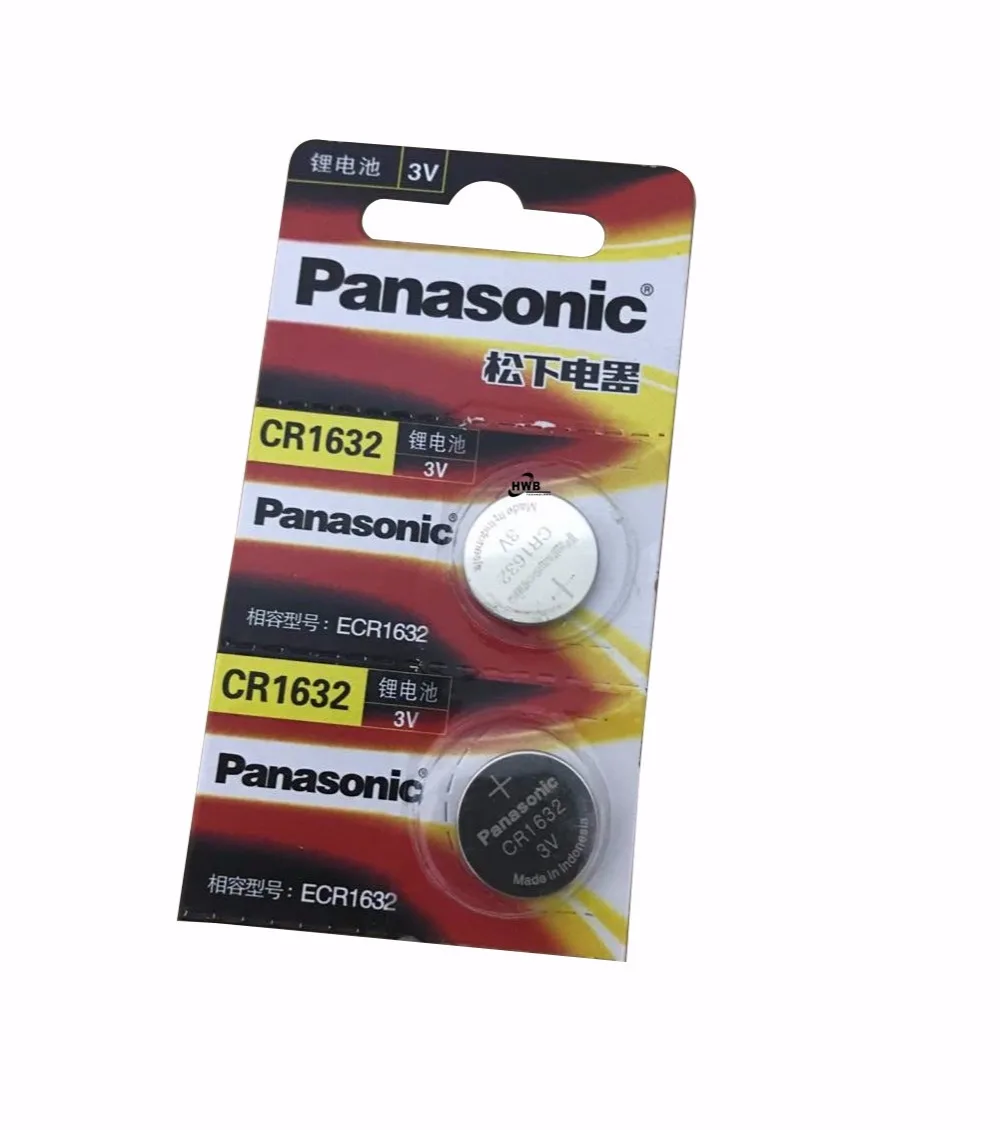 2pc PANASONIC CR1632 1632 DL1632 3V Lithium Batteries Cell Button Coin