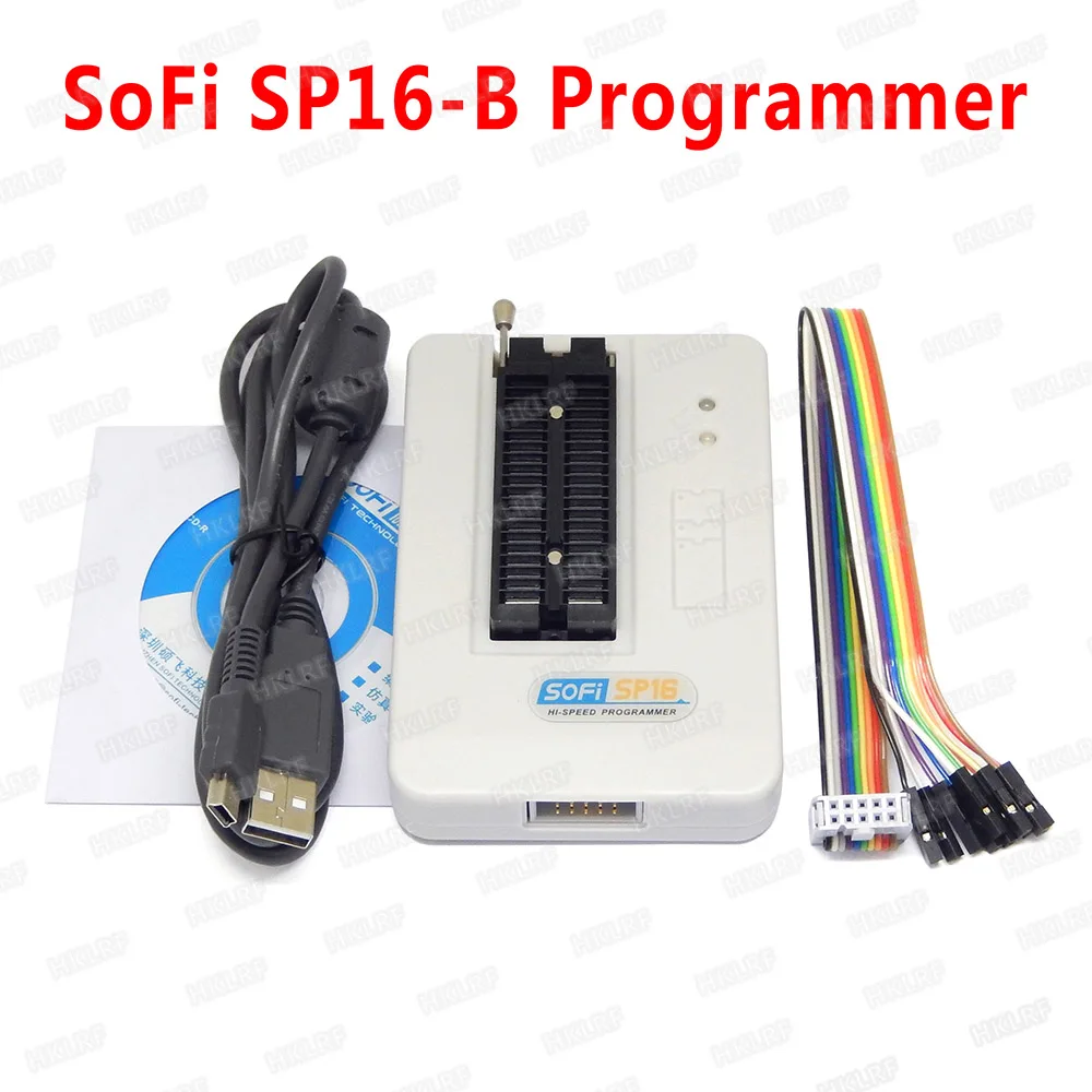 SoFi SP16-B EEPROM программное устройство с флеш-накопителем SP16B высокая скорость EEPOROM SPI FLASH USB программатор