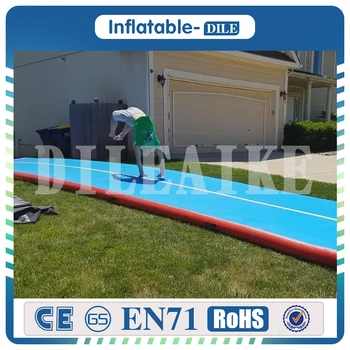 

Free shipping 12x2x0.2m air inflatable gym tumble track mesh cloth aqua fitness inflatable floating yoga mat
