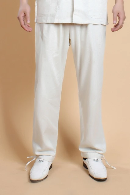 Pantalón Hombre Blanco Tallas S - M - L - XL