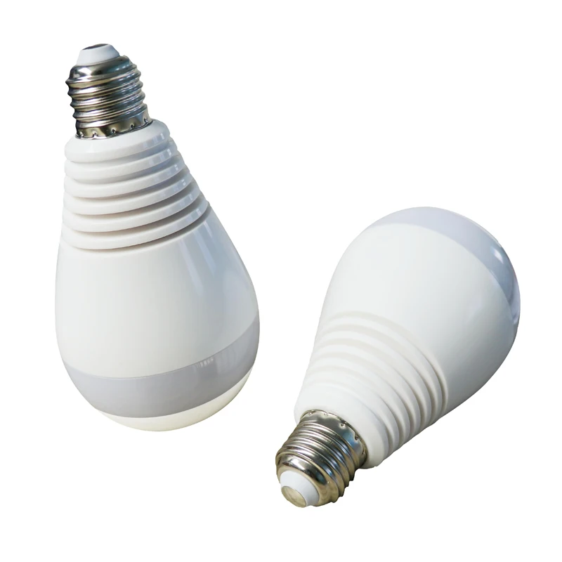 

New Wireless wifi IP Camera 3MP infrared Night Vision Lamp Panoramic FishEyes Bulb Light Support 64GB TF Card