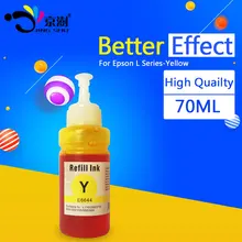1 шт. желтый 70 мл краситель чернил заправка чернил комплект для Epson L100/L101/L110/L200/L201/L210/L220/L800/L801/L810/L1800 чернил для принтера