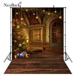 Neoback 5x7ft Винил Фон Зебра фоны деревянный пол фотостудия дети Компьютер покрасил фотографические фонов a3443