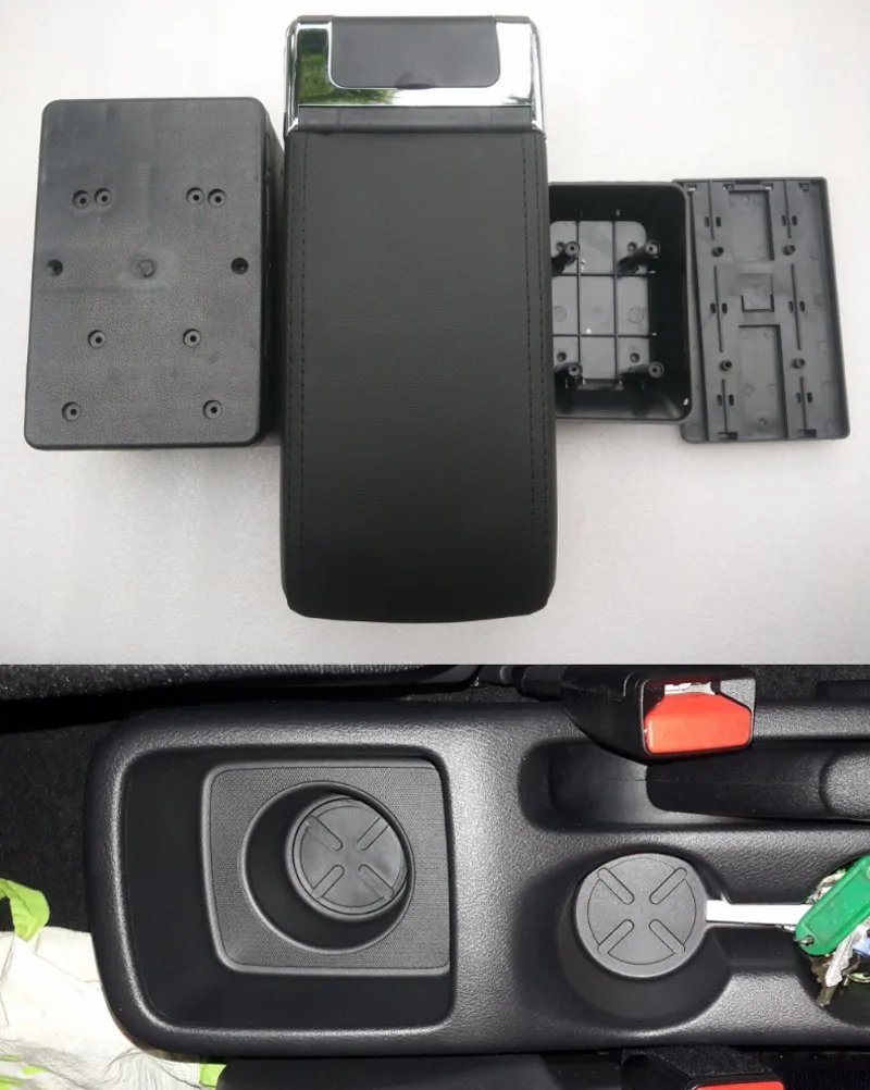 For new nissan micra Armrest font b box b font central Store content font b box
