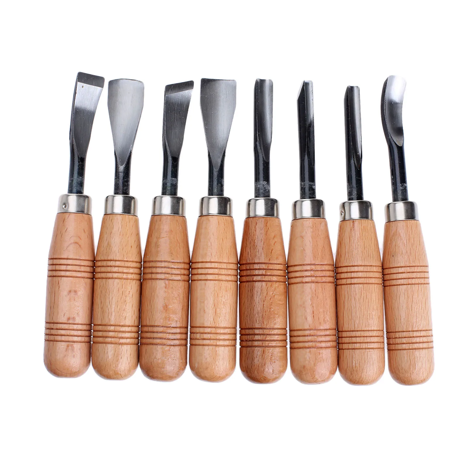 8Pcs Wood Carving Hand Chisel Set Graving Knife Wood Carving Chisels