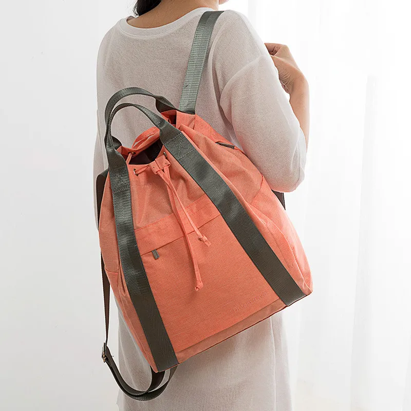 

Drawstring Bags Large Capacity Foldable Drawstring Shopping Pocket Women Female Casual Travel Bag