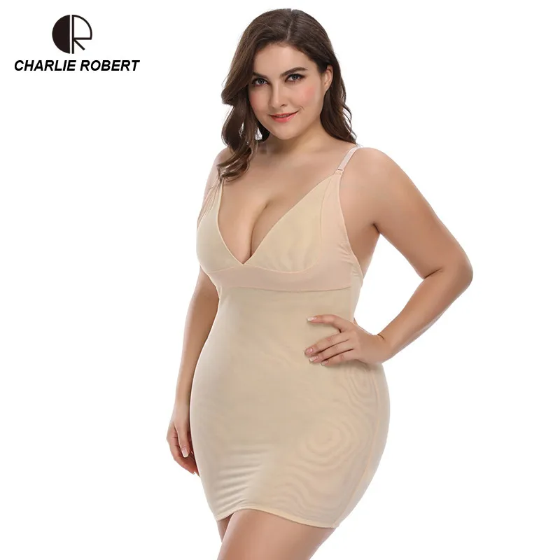 6XL Shapewear Plus Size Control Slips Shapers Corset Slimming Briefs Butt Lifter Body Shaper Underwear Women Bodysuit