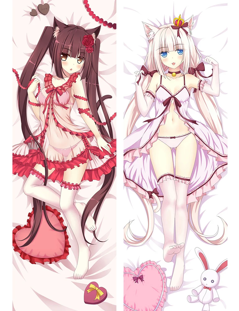 Чехол Подушка для подушки с изображением японского аниме некопары 73041|body pillow covers