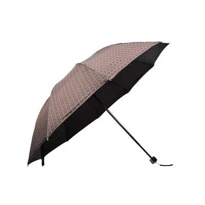Бизнес зонтики зонтик в клетку Солнечный зонт с защитой от ультрафиолета затенение три складной зонтик - Цвет: 6