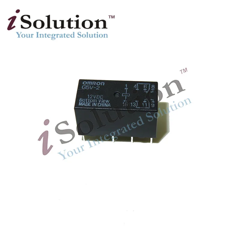 Omron оригинальный реле G5V-2-5VDC G5V-2-12VDC G5V-2-24VDC GEN назначения DPDT (2 Form A) 2A 5V/12V/24V |