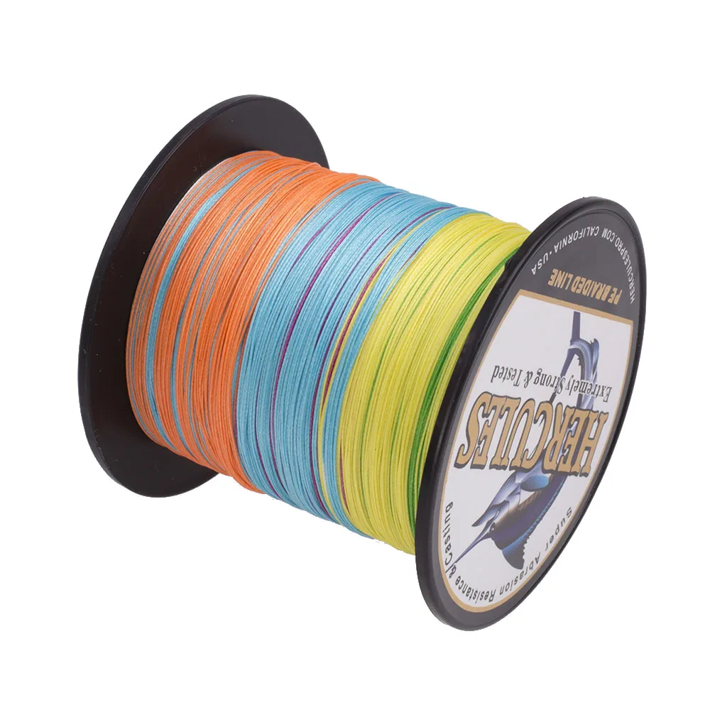 Hercules Braided Fishing Line 8 Strands 100M PE Braided Wire For Carp Fishing Multifilament 10-300LB Extreme Strong Cord Pesca 4
