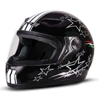 

BYE Motorcycle Helmet Men Chopper Scooter Cruiser Full Face Helmet Touring Motorbike Helmet Men Women Racing Street Moto Casco