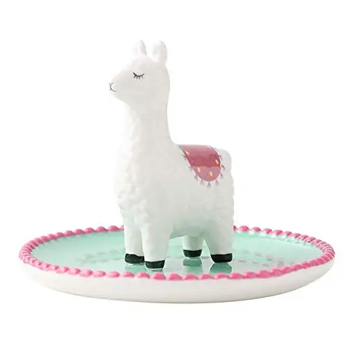 

Homies Jewelry Storage Tray Nordic Alpaca Ceramic Decorative Dish Plate Ring Display Plate Trinket Vanity Dish Table Decoration