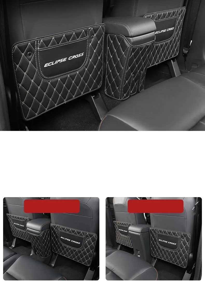 Защита для сидений, защита заднего сиденья, защита от ударов, Накладка для сиденья, Автомобильный интерьер для Mitsubishi ECLIPSE CROSS