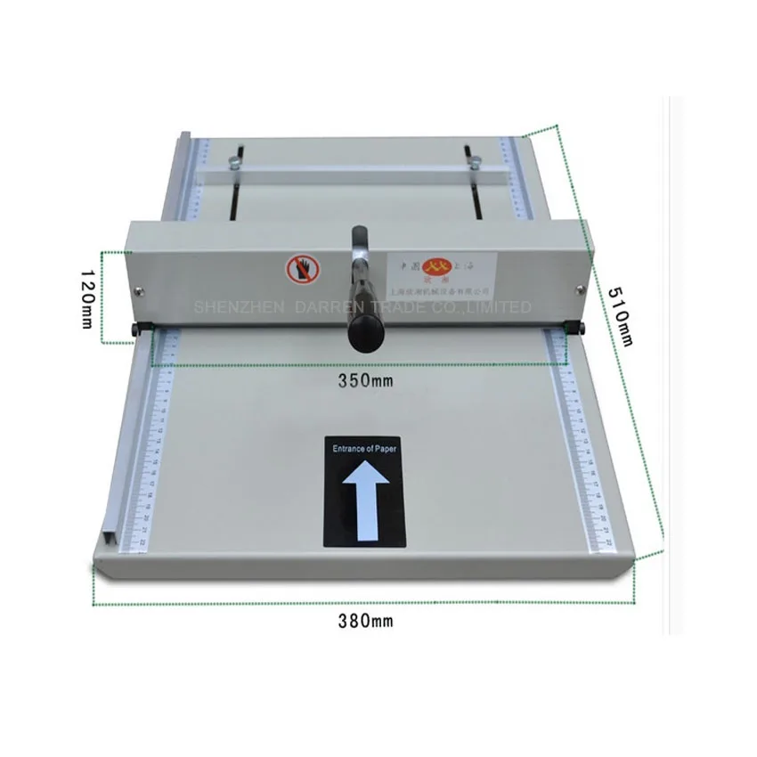Совершенно ручной станок для скручивания бумаги 350 мм, А3 А4 обложки для карт, глянцевые чехлы
