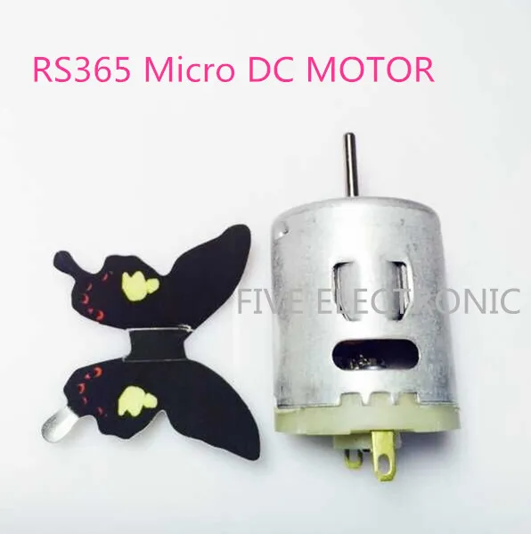 

RS365 Carbon-brush 365 DC MOTOR,RS-365, Use for Hair Dryer/ dust catcher/DIY MODEL/Electronic Toys
