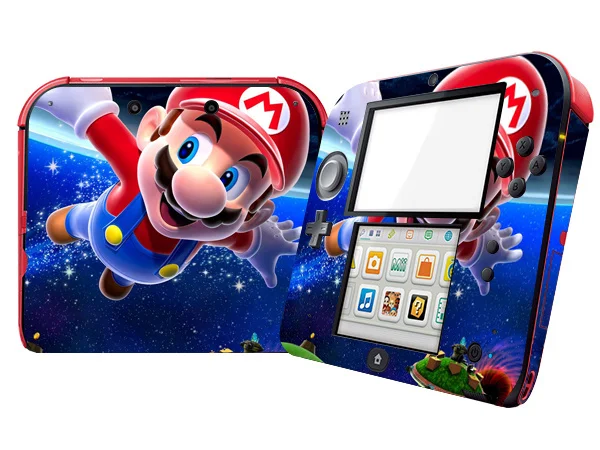 

Mario Protector Vinyl Skin Sticker for 2DS Cover for 2DS Decal Accessory