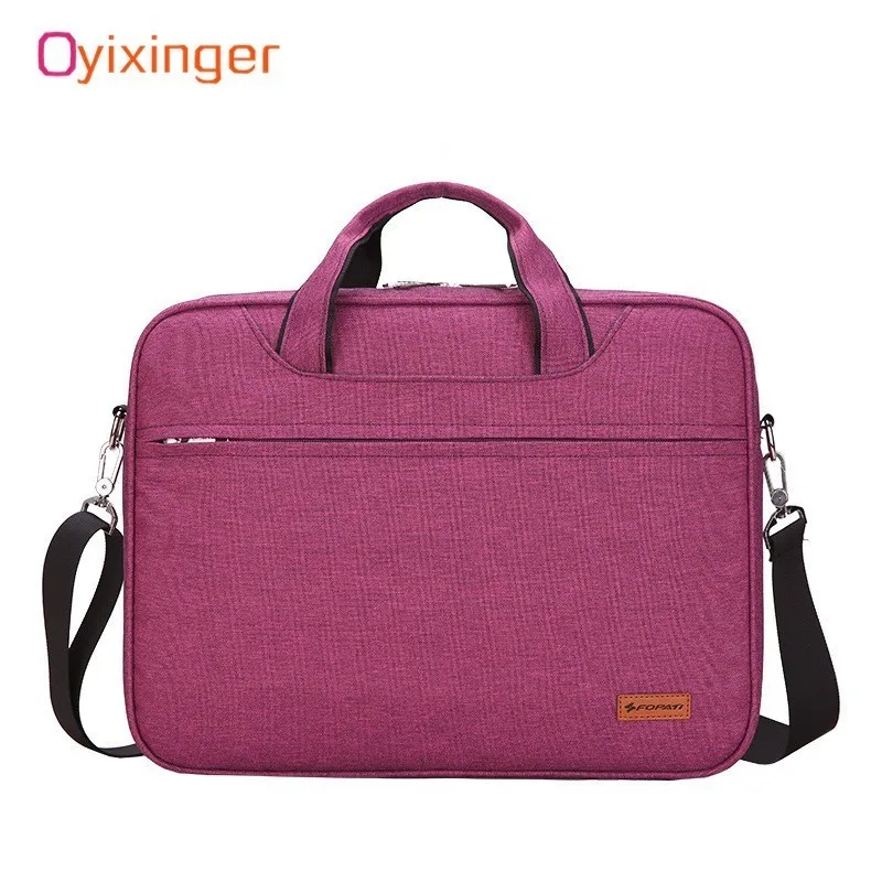 

OYIXINGER Men Laptop Bags For 15 14 13.3 Inch Shoulder Messenger Notebook Bags For Women Handbags Briefcase Business girls Bag