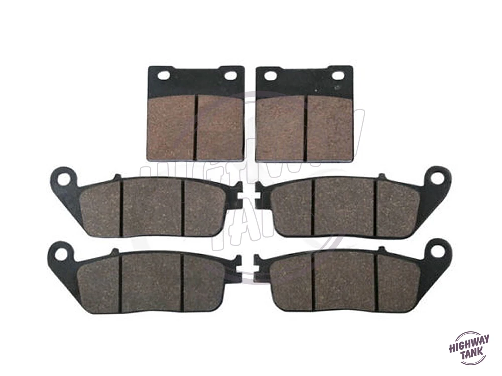 

6 PCS Semi-Metallic Motorcycle Disc Front Rear Brake Pads Brake Disk case for SUZUKI GSF 400 BANDIT 1995 1996 1997