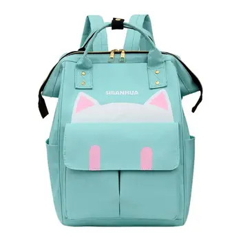 

Diaper bag backpack mommy bag Maternity large nappy bag Bolsa Cute Cat Printed Bebe baby bag Travel Backpack Baby Care wetbags