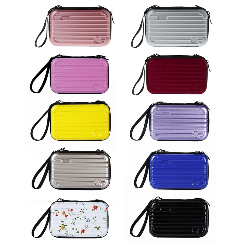 THINKTHENDO Fashion Women Mini Luggage Makeup Case Lady Girls Female Cosmetic Pouch Bag Toiletry Organizer Handbag New 10 Colors