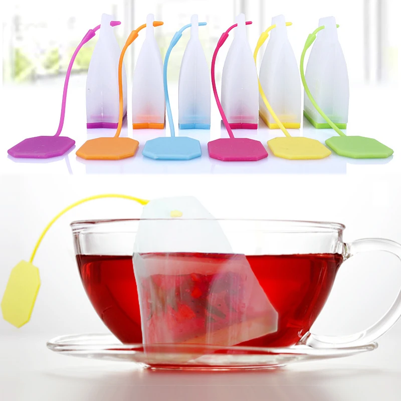 

High Quality Herbal 1PC Food-grade Filters Colorful Tea Strainers Silicone Tea Infusers Tea Tools Popular Hot Sale Tea Bags