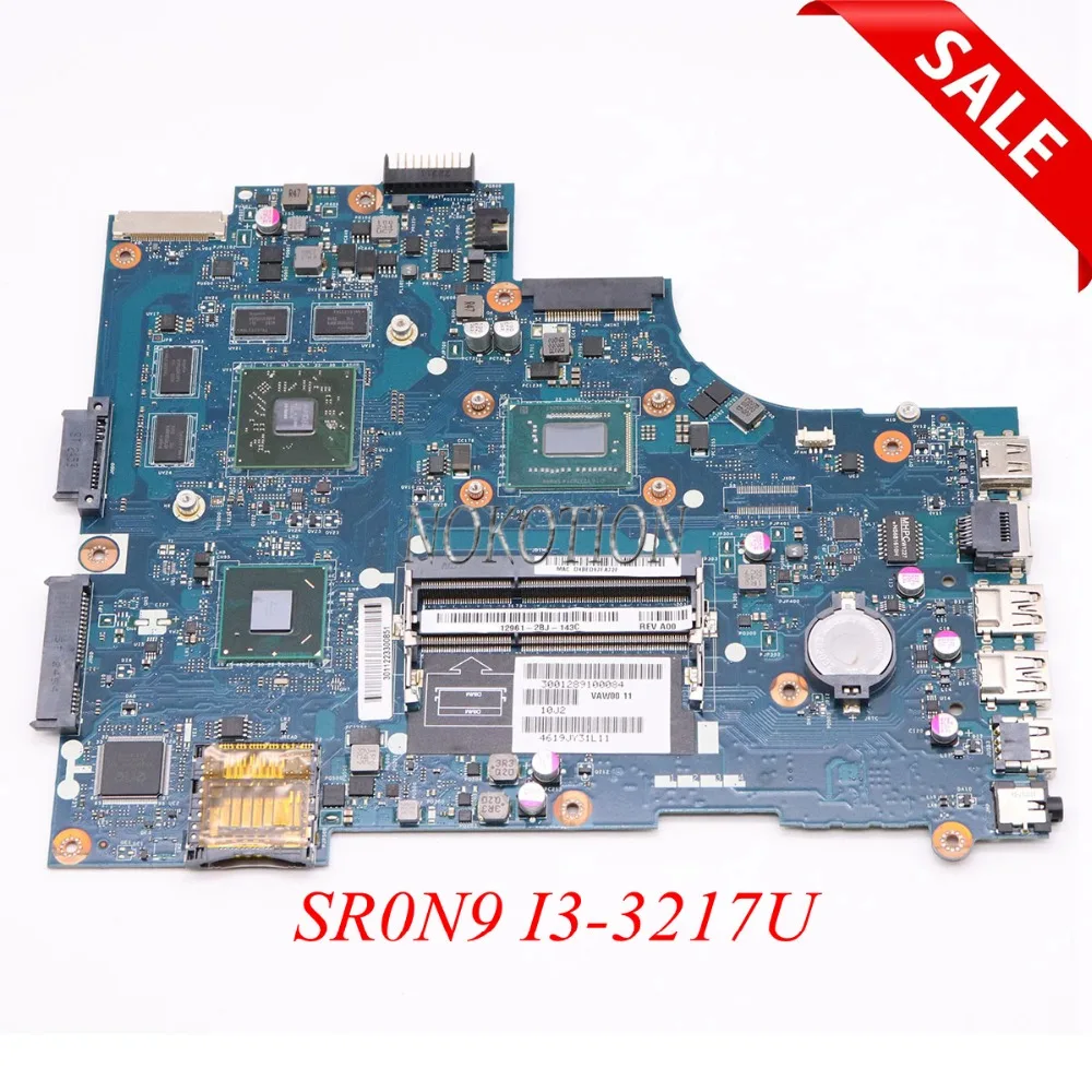 Nokotion Cn 09v1kj 09v1kj 9v1kj Vaw01 La 9101p For Dell Inspiron 3521 5521 Laptop Motherboard Sr0n9 I3 3217u Hd 8730m May