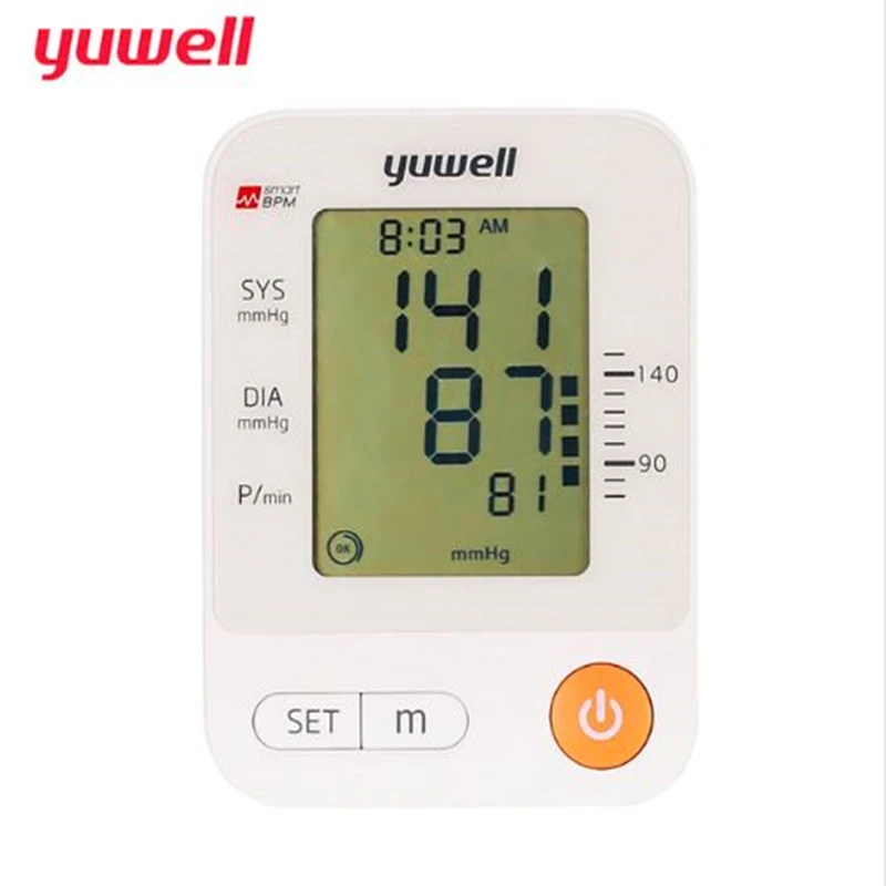 

yuwell YE670D upper arm blood pressure pulse monitor arm tensiometros digital sphygmomanometer arm CE FDA blood pressure meter