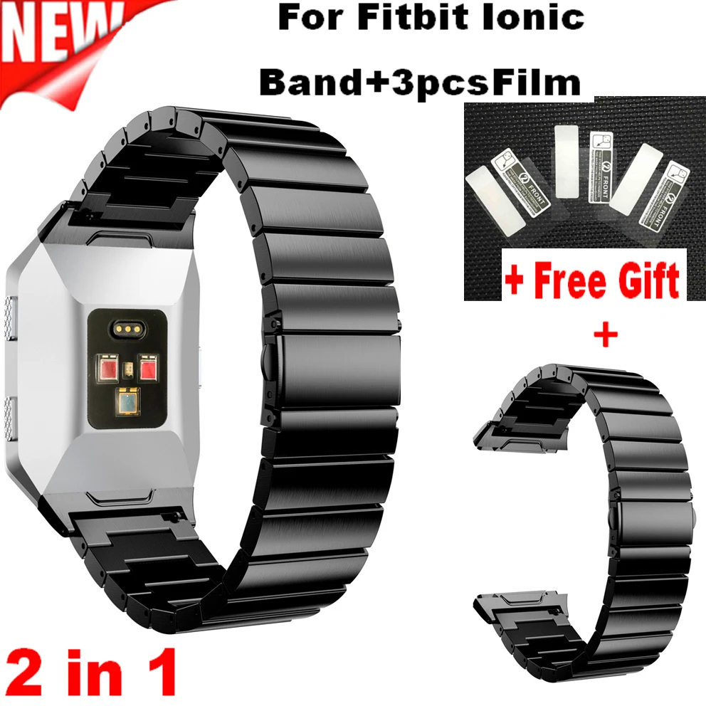 fitbit ionic bands metal
