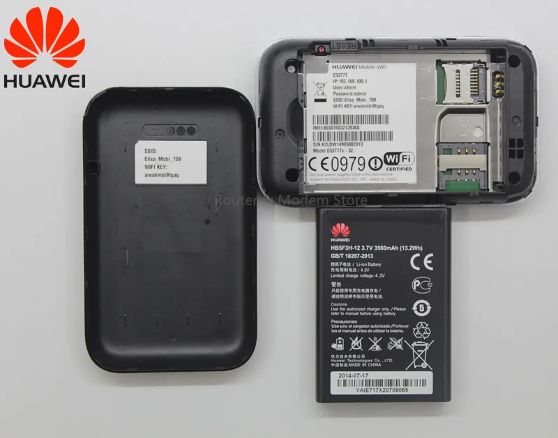 Новый разблокирована E5377 E5377Ts-32 с 3560 мАч Батарея Cat4 4 г LTE 150 м карман Wi-Fi