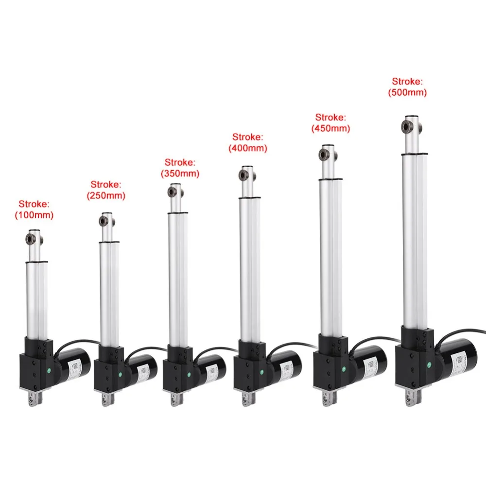 

DC 12V Linear Actuator 6000N Linear Actuator Max Lift Stroke Electric Motor for Medical Auto Car Maximum Push/Pull 600kg