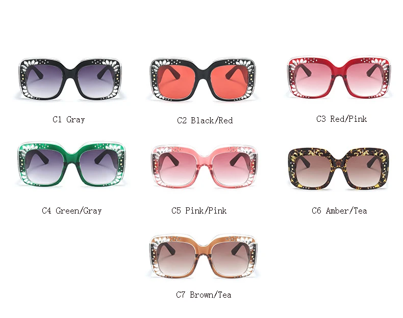 Oversize Square Frame Rhinestone Sunglasses 2018 - Trending Fashion HTB1emFbbvDH8KJjy1Xcq6ApdXXau - Oversize Square Frame Rhinestone Sunglasses 2018 - Trending Fashion