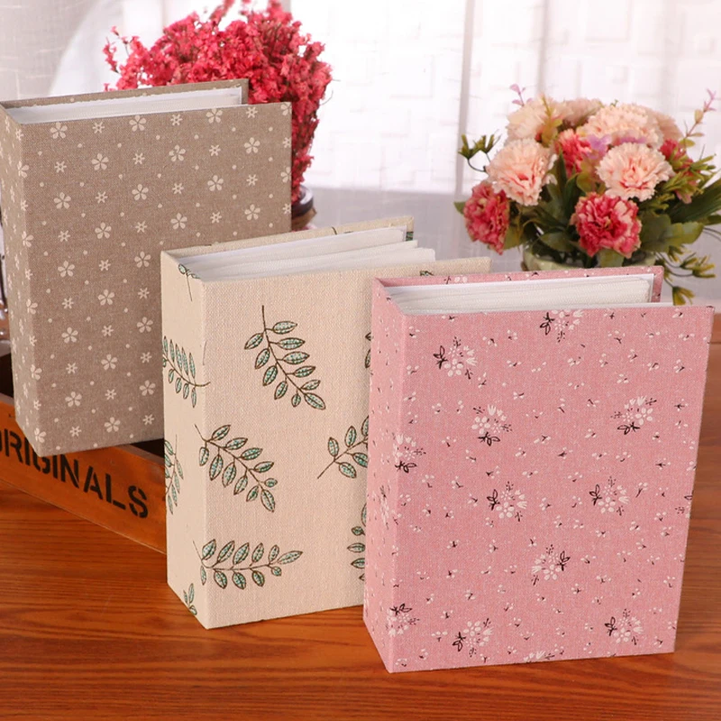 

Baby Small floral Photo Album 6 Inch Photo Album 100 Album Insert Page Album Memory Children Book Fotoalbum Photoalbum Photos