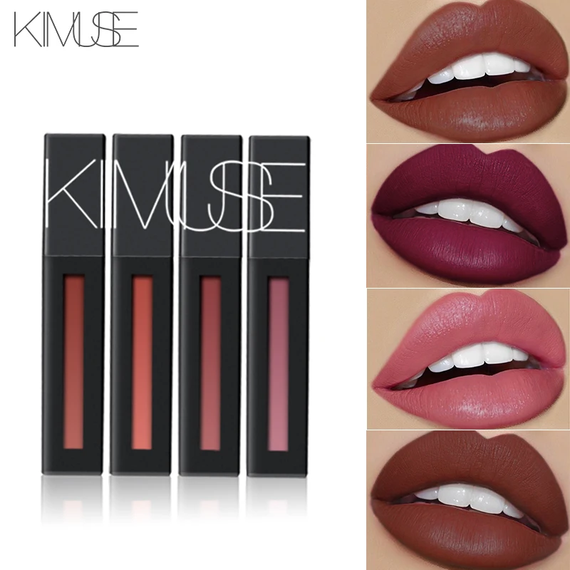 Kimuse Powermatte пигмент для губ только то, что мне нужна Помада Макияж Водонепроницаемая матовая Жидкость Помада