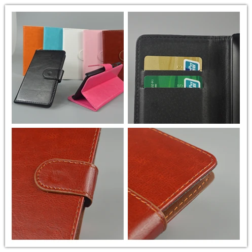 

Crazy horse Flip leather case Credit Card Slots and stand function for HTC One X 10 5.5 Inch Dual sim