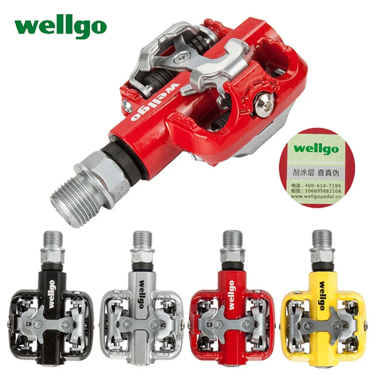 

Wellgo WM001 Pedal Self-Locking Clipless Magnesium Alloy MTB Bike Bicycle Pedals