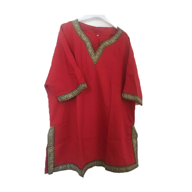 M-XXXXL-Adult-Medieval-Renaissance-Grooms-Pirate-Reenactment-Larp-Costume-V-neck-Shirt-Middle-Age-Viking (2)