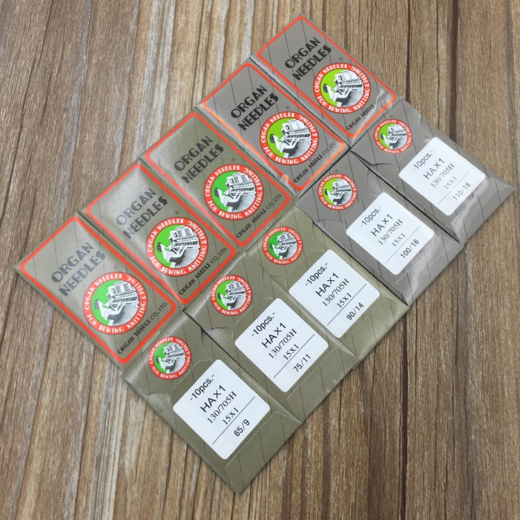 10 pcs Home Sewing Machine Needles Japan ORGAN Durable Large Hole Steel