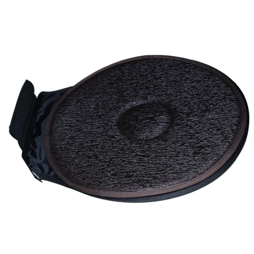 

2ps Car Seat Revolving Rotating Cushion Swivel Foam Mobility Aid Chair Seat Cushion Coffee
