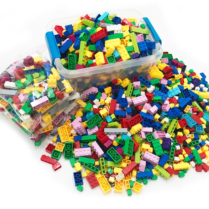 

250-1000 Pieces Building Blocks Legoings City DIY Creative Bricks Bulk Model Figures Educational Kids Toys Compatible All Brands