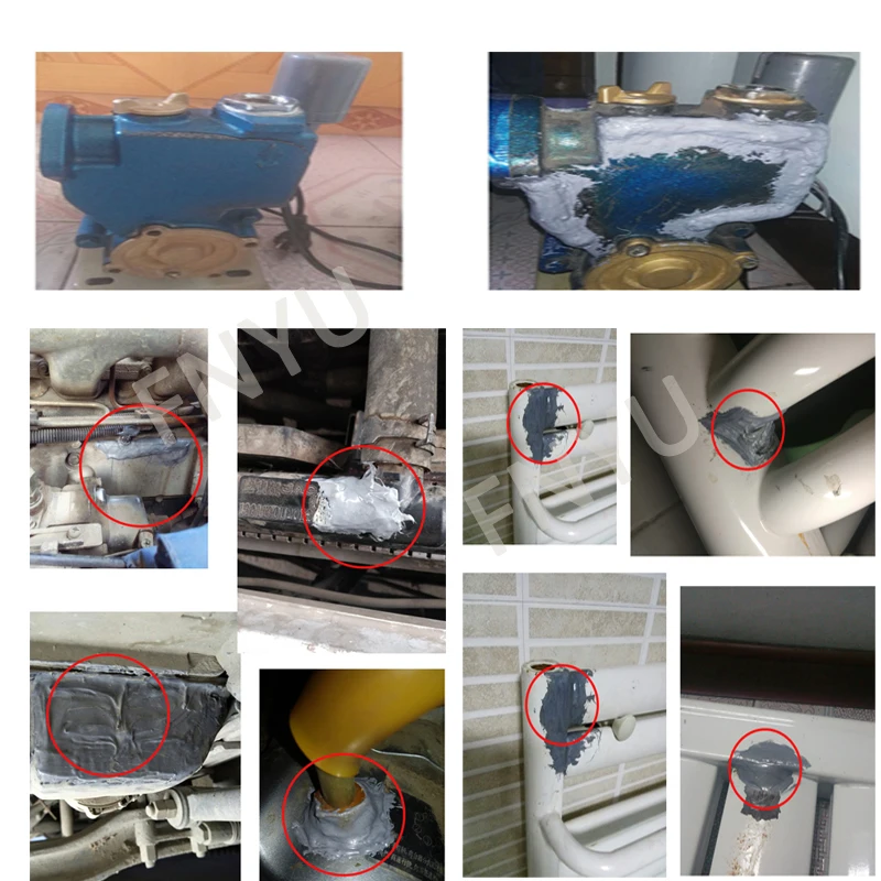 Высокотемпературный 100 г AB водонепроницаемый прозрачный быстросохнущий клей металлический клей для ремонтных работ чугунный стальной прочный клейкий для ремонта