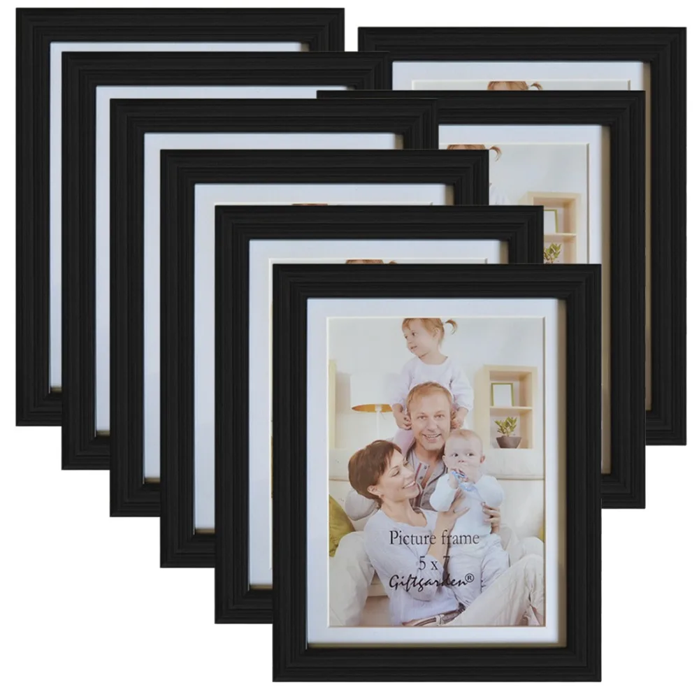 Giftgarden 5x7 Picture Frame Black Photo Frame Set For Decoration Wall