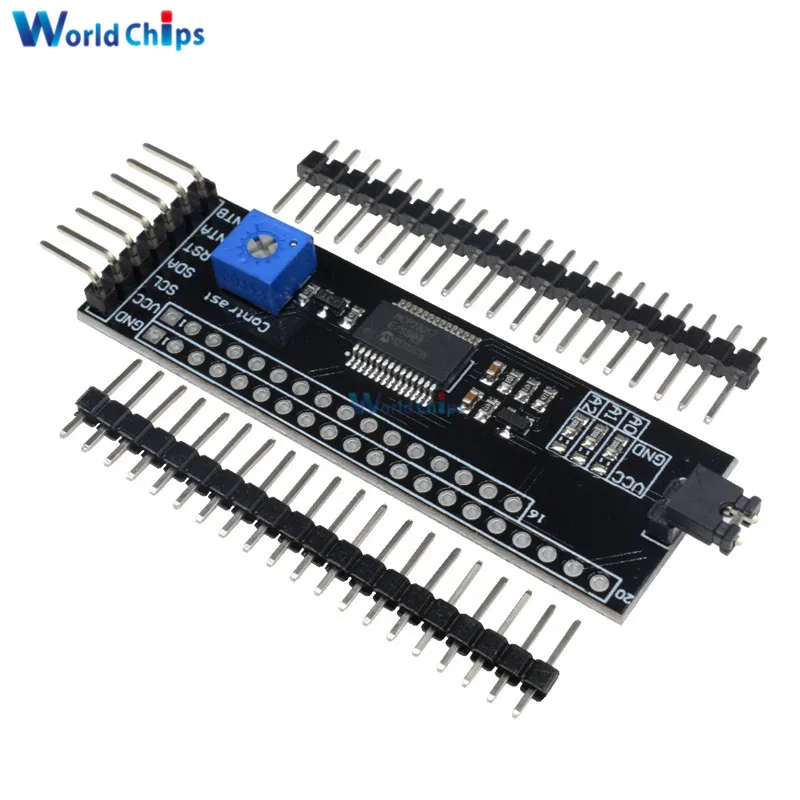 MCP23017 5 в 1602/2004/12864 модуль драйвера ЖК дисплея I2C IIC последовательный интерфейс