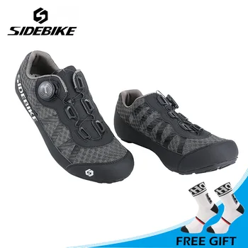 

Sidebike Unisex Outdoor Leisure Riding Shoes Mountain Bike Road Cycling Shoes Antiskid Breathable Sneakers Sapatos 36-46