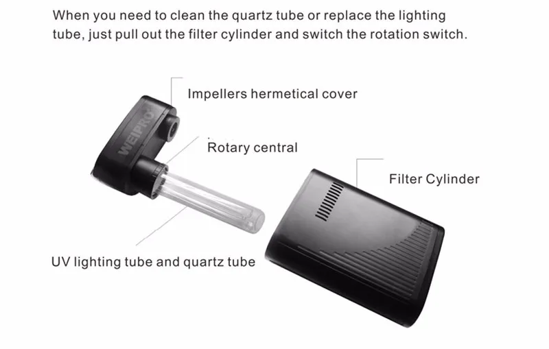 Многофункциональный внутренний фильтр с UV светильник 5/9/18 Вт 5 в 1 насос с фильтром для 70-500L аквариума