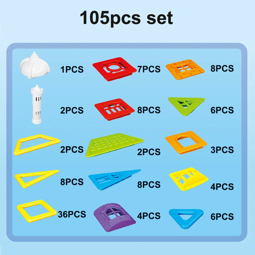 77-402 шт. магнитные блоки Магнитный конструктор строительные игрушки набор Магнитные Развивающие игрушки для детей подарок для детей