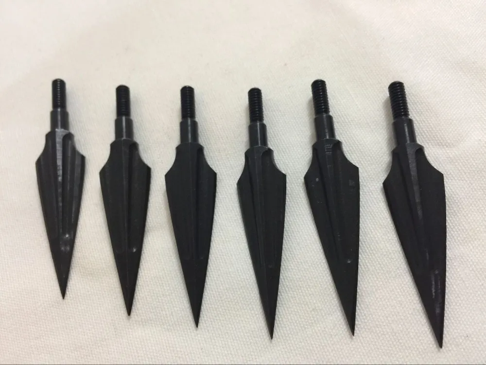 6PK archery hunting crossbow arrow tips 150 grain arrow heads with 4