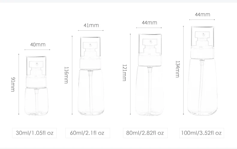 30 мл 60 мл 80 мл 100 мл пластиковые бутылки petg одноразовые контейнеры бутылка для крема upg пустой Косметическая основа бутылки тара